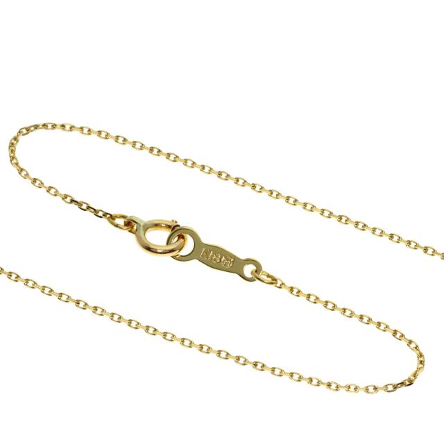 ミキモト MIKIMOTO パール 真珠 1P ダイヤモンド ネックレス K18イエローゴールド 中古_3