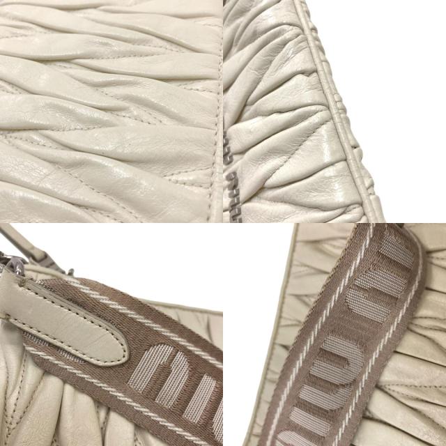 ミュウミュウ MIUMIU マテラッセ ショルダーバッグ カーフ レディース 中古_7