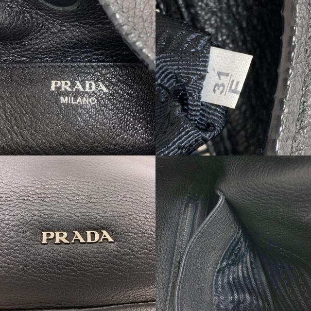プラダ PRADA ホーボー ワンショルダー ショルダーバッグ カーフ レディース 中古_6