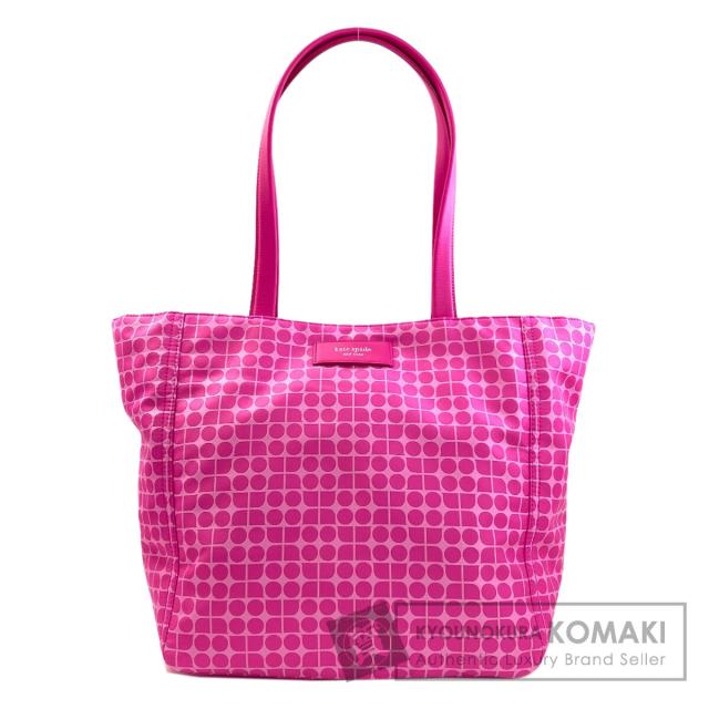 ケイトスペード kate spade ノエル ジャカード ラージ トート トートバッグ ポリエステル 中古
