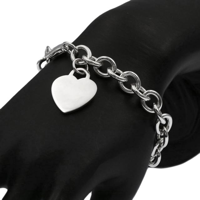 ティファニー TIFFANY&Co. リターントゥ ティファニー ハートタグ ブレスレット シルバー 中古_6