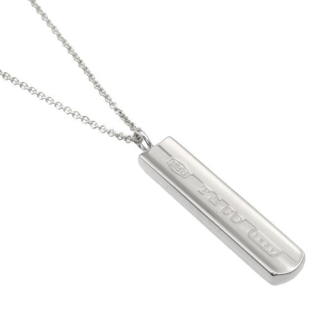ティファニー TIFFANY&amp;Co.  1837 バー  ネックレス シルバー レディース  中古_1