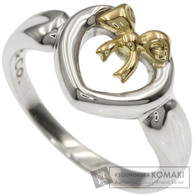 ティファニー TIFFANY&amp;Co.  ハートウィズボウ  リング・指輪 シルバー レディース  中古
