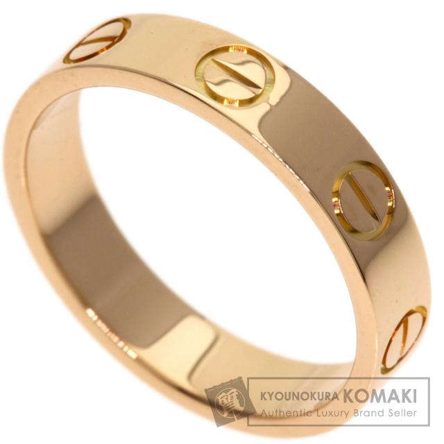 カルティエ CARTIER  ミニラブリング #46  リング・指輪 K18ピンクゴールド レディース  中古