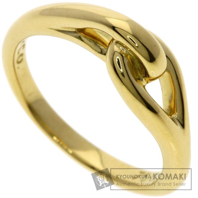 ティファニー TIFFANY&Co. ノット リング・指輪 K18イエローゴールド レディース 中古