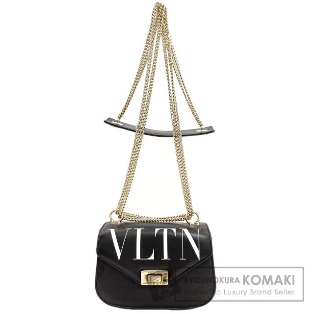 バレンティノ VALENTINO VLTNロゴ ショルダーバッグ レザー レディース 中古