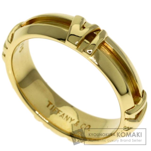 ティファニー TIFFANY&Co. アトラス ニューメリック リング・指輪 K18イエローゴールド 中古