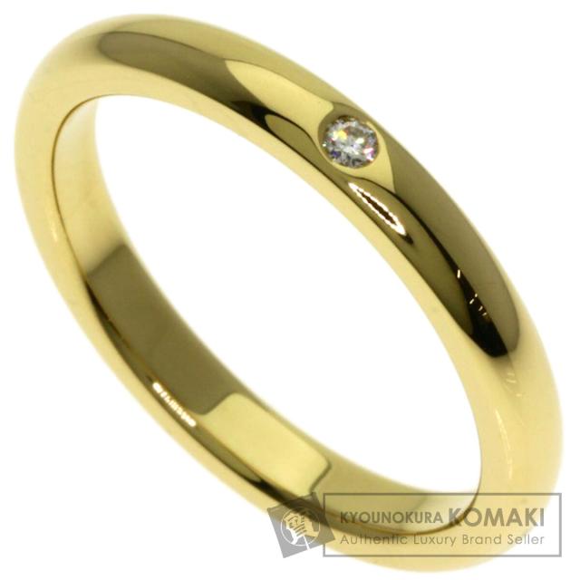 ティファニー TIFFANY&Co. スタッキングバンド 1P ダイヤモンド リング・指輪 中古