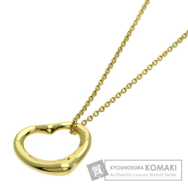 ティファニー TIFFANY&Co. オープンハート ネックレス K18イエローゴールド レディース 中古