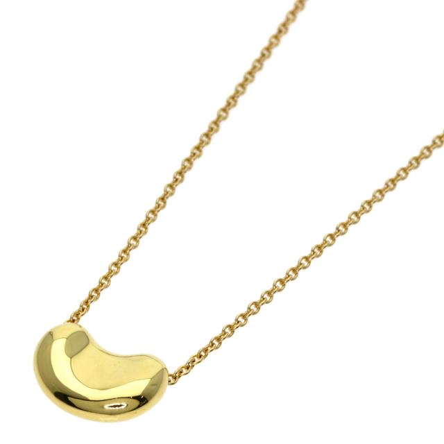 ティファニー TIFFANY&Co. ビーン ネックレス K18イエローゴールド 