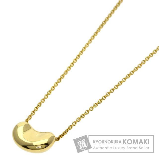 ティファニー TIFFANY&Co. ビーン ネックレス K18イエローゴールド レディース 中古