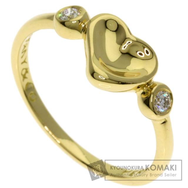 ティファニー TIFFANY&Co. フルハート 2P ダイヤモンド リング・指輪 K18イエローゴールド 中古