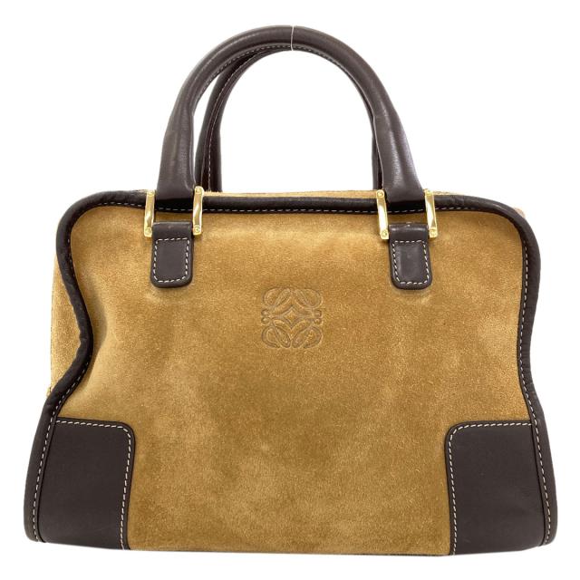 ロエベ LOEWE アマソナ ハンドバッグ スウェード レディース 中古_1