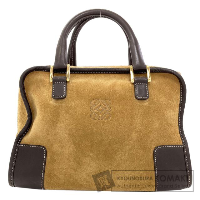ロエベ LOEWE アマソナ ハンドバッグ スウェード レディース 中古