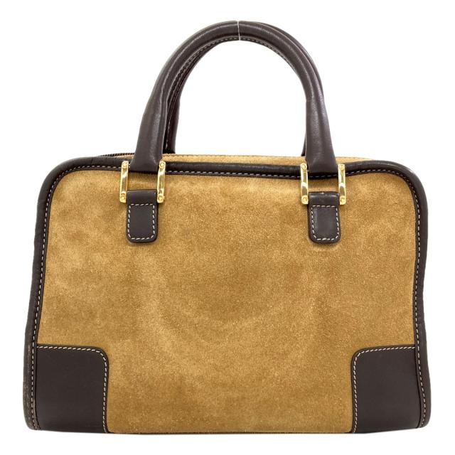 ロエベ LOEWE アマソナ ハンドバッグ スウェード レディース 中古_2