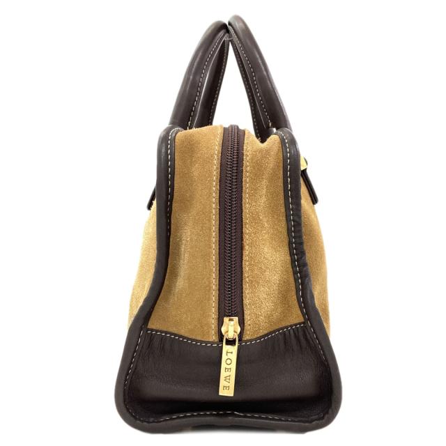 ロエベ LOEWE アマソナ ハンドバッグ スウェード レディース 中古_3