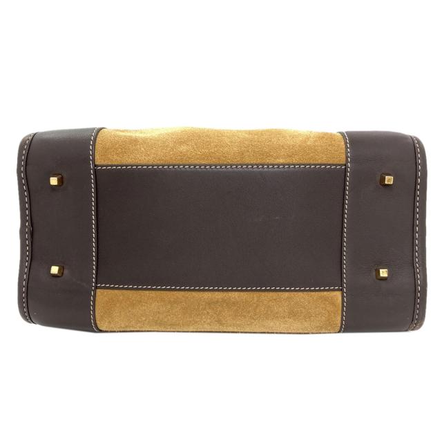 ロエベ LOEWE アマソナ ハンドバッグ スウェード レディース 中古_4