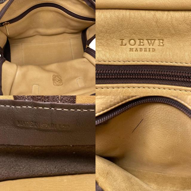 ロエベ LOEWE アマソナ ハンドバッグ スウェード レディース 中古_5