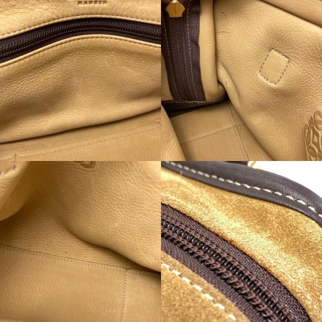 ロエベ LOEWE アマソナ ハンドバッグ スウェード レディース 中古_6