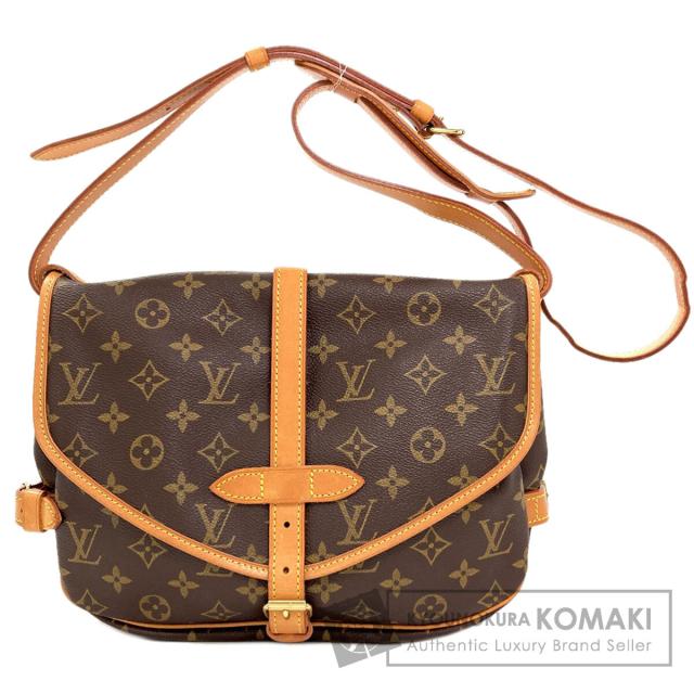 ルイヴィトン LOUIS VUITTON M40710 ソミュールMM ショルダーバッグ モノグラムキャンバス 中古
