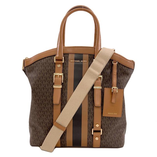 マイケルコース Michael Kors MKシグネチャー 2WAY トートバッグ PVC MICHAEL KORS トートバッグ MKシグネチャー 2way