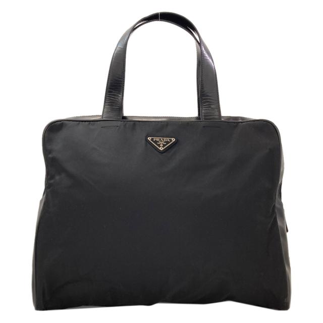 プラダ PRADA ロゴ金具 ハンドバッグ ナイロン素材 レディース 中古_1