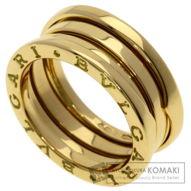 ブルガリ BVLGARI  B-zero1 ビーゼロワン 2バンド #53  リング・指輪 K18イエローゴールド 中古