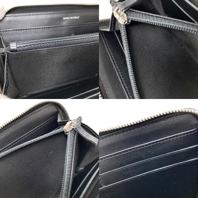 シャネル CHANEL カメリア ココマーク シルバー金具 長財布（小銭入れあり） カーフ 中古_7