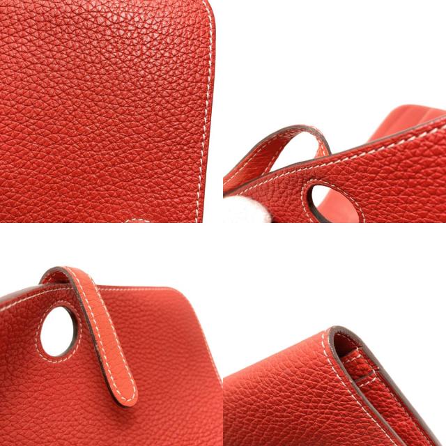 エルメス HERMES ドゴンGM デュオ シルバー金具 長財布（小銭入れあり） カーフ 中古_8