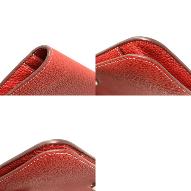 エルメス HERMES ドゴンGM デュオ シルバー金具 長財布（小銭入れあり） カーフ 中古_9