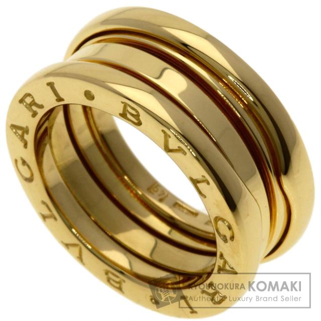 ブルガリ BVLGARI  B-zero1 ビーゼロワン 2バンド #49  リング・指輪 K18イエローゴールド 中古