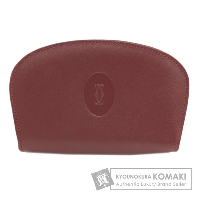 ✨未使用級✨カルティエ マストライン ケース レザー カード 箱付き カルティエ CARTIER マストライン カードケース レザー レディース