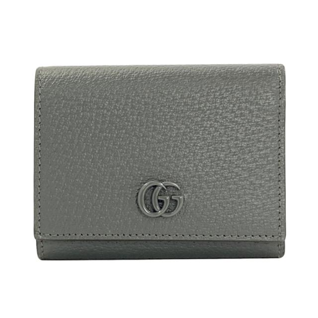 グッチ GUCCI 722732 ダブルG 三つ折り財布 二つ折り財布（小銭入れあり） レザー 中古_1