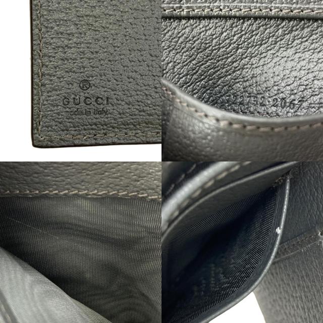 グッチ GUCCI 722732 ダブルG 三つ折り財布 二つ折り財布（小銭入れあり） レザー 中古_7