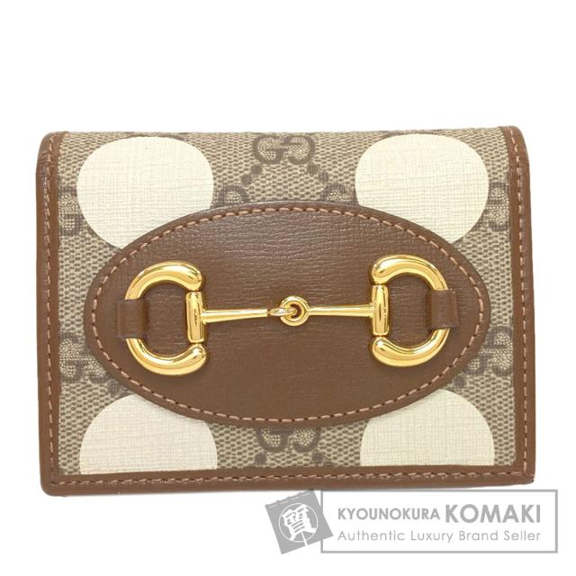 グッチ GUCCI 621887  ホースビット1955  二つ折り財布（小銭入れあり） レザー レディース  中古