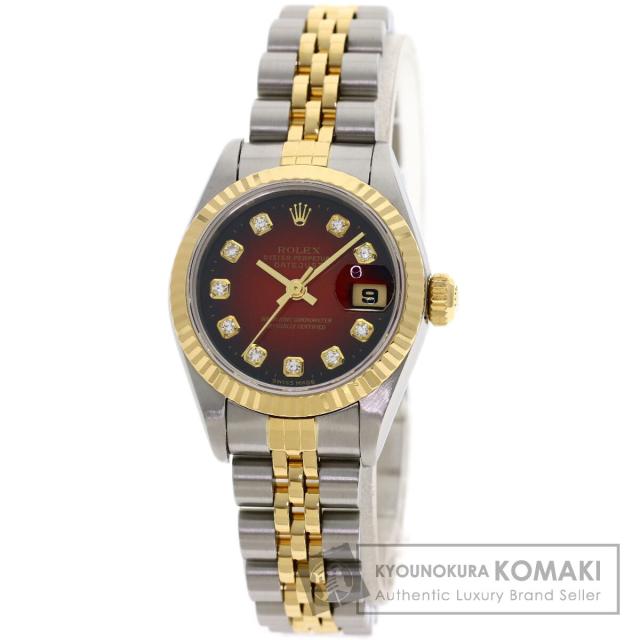 ロレックス ROLEX 69173G デイトジャスト 10P ダイヤモンド チェリーグラデーション 腕時計 中古 469,860円
