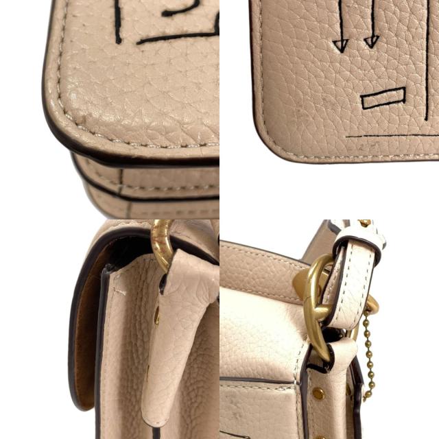 コーチ COACH 6892 バスキアコラボ 2WAY ショルダーバッグ レザー レディース 中古_6