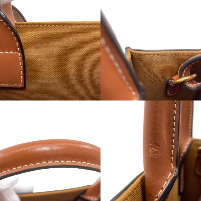 セリーヌ CELINE ミニ バーティカルカバ 2WAY？ ハンドバッグ PVC レディース 中古_7