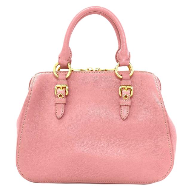 ミュウミュウ MIUMIU マドラス 2WAY ハンドバッグ レザー レディース