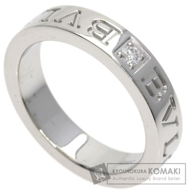 ブルガリ BVLGARI ダブルロゴ ダイヤモンド リング・指輪 K18ホワイトゴールド レディース 中古 105,930円