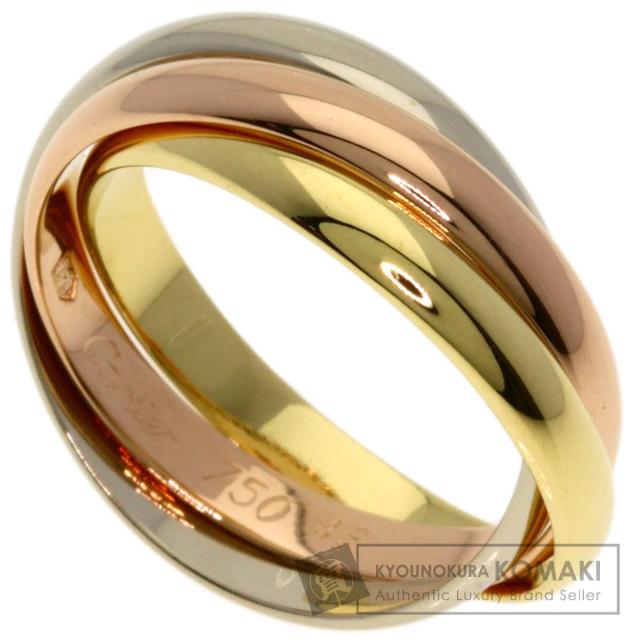 カルティエ CARTIER  トリニティ SM #48  リング・指輪 K18イエローゴールド レディース  中古