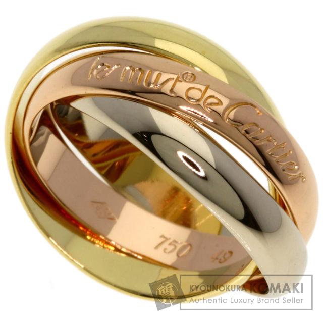 カルティエ CARTIER トリニティ #49 リング・指輪 K18イエローゴールド レディース 中古