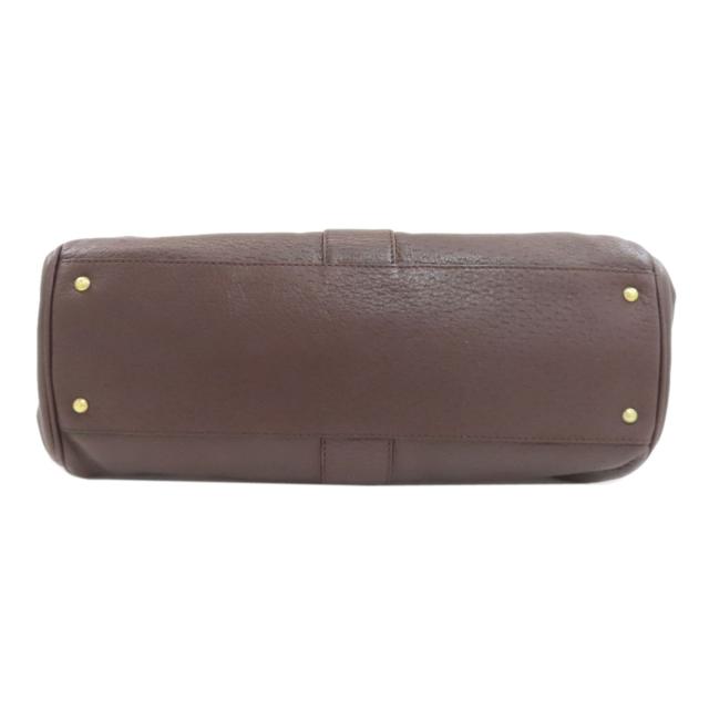 サルヴァトーレフェラガモ Salvatore Ferragamo ガンチー二金具 ハンドバッグ レザー 中古_4