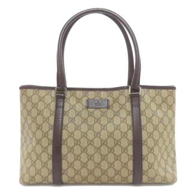 グッチ GUCCI 114595 GGスプリーム トートバッグ PVC レディース 中古_1