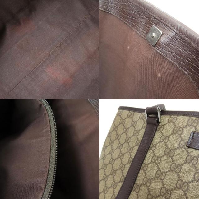 グッチ GUCCI 114595 GGスプリーム トートバッグ PVC レディース 中古_4
