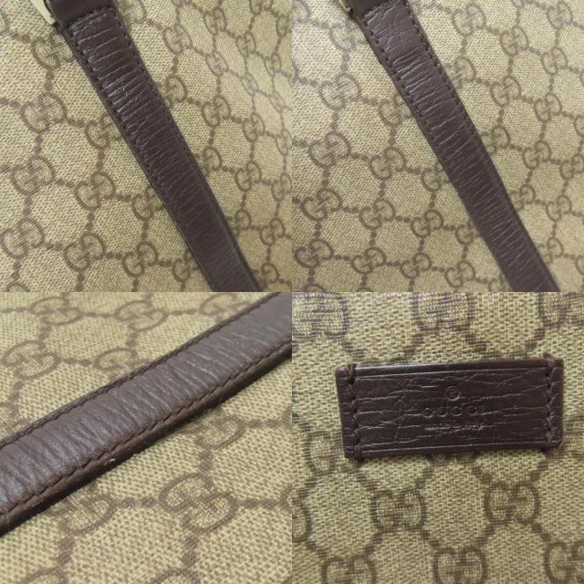グッチ GUCCI 114595 GGスプリーム トートバッグ PVC レディース 中古_5