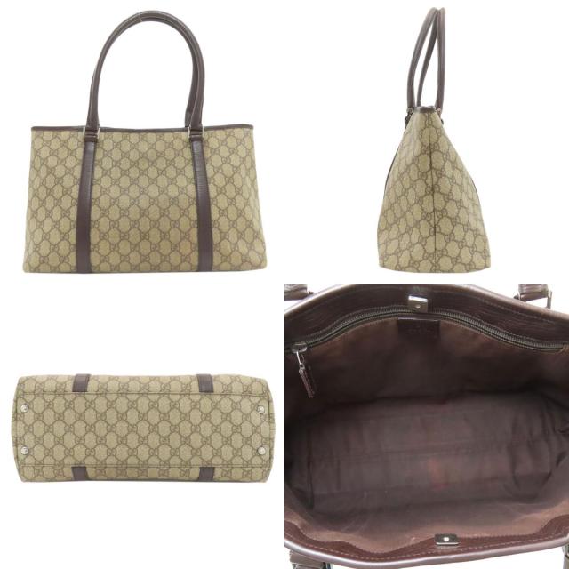 グッチ GUCCI 114595 GGスプリーム トートバッグ PVC レディース 中古_2