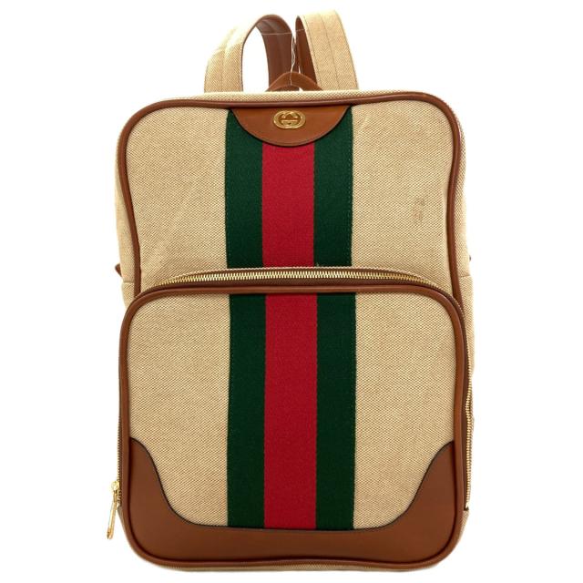 グッチ GUCCI 575063 シェリーライン リュック・デイパック キャンバス レディース 中古_1
