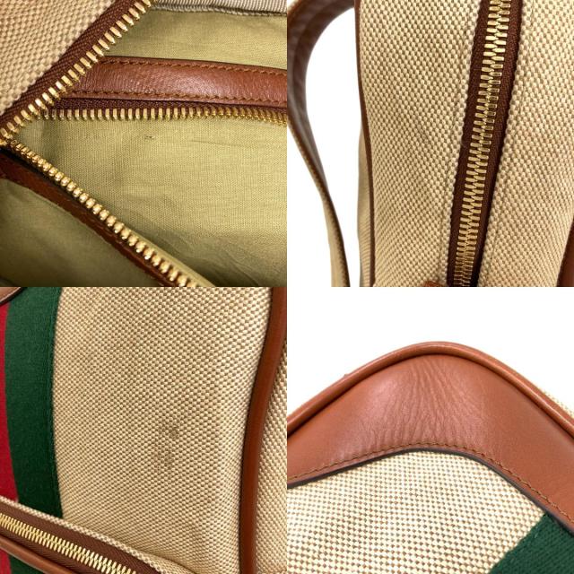 グッチ GUCCI 575063 シェリーライン リュック・デイパック キャンバス レディース 中古_6
