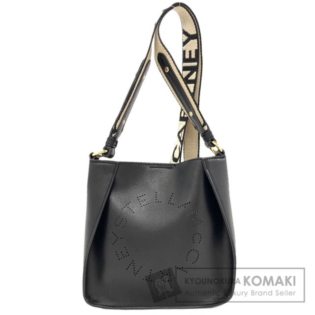 ステラマッカートニー Stella McCartney ロゴ ショルダーバッグ ポリエステル レディース 中古